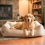 4L Textil Teo Hundebett mit Bezug Hundekorb Gro&szlig;e Hunde Hundek&ouml;rbchen XL