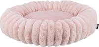 TRIXIE Hundebett Lonni rund, mit Samtbezug, rutschfest &ndash; &oslash; 50 cm, rosa | Kuschelig