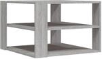 vidaXL Couchtisch, Beistelltisch 3-stufige Ablage, Sofatisch Tisch f&uuml;r...
