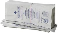 Hygienebeutel, Breite des Hygiene-Beutels 10mm, 28cm lang, naturell