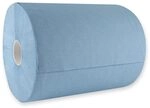 Franz Mensch HygoClean Putzpapiere, 2-lagig, blau | Recyclingpapier, 2 Rollen,...