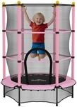 HOMCOM Trampolin Outdoor &Oslash;140 cm, Kindertrampolin Gartentrampolin mit