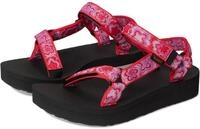 Teva Women's Midform Universal Sandal, Neon Floral Pink/Purple, 37 EU