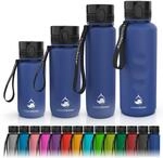 coolrhino Trinkflasche 1,5l f&uuml;r Sport, Outdoor, Schule, Fitness & Kinder -