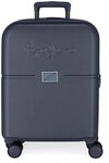 Pepe Jeans Accent Kabinenkoffer Blau 40 x 55 x 20 cm starres ABS integrierter