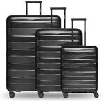 Bergpfeil Koffer-Set 3-teilig |Hochwertiges Polypropylen-Material |mit Dehnfalte