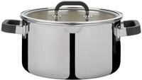 Spring KP0315540624 Fusion 2+ Fleischtopf, 24 cm, 5-Lagen-Mehrschichtmaterial, Griffe