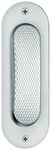 Schiebet&uuml;rmuschel FSB 4212 oval,40x120 mm,ungelocht,Aluminium silber eloxiert ; 1