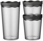 Koziol Vorratsdose Prince Set Oslo 3tlg Organic Nature ash Grey 7877701