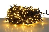LED Lichterkette mit 500 LED - warm wei&szlig;/Kabel: gr&uuml;n - f&uuml;r den Innen- und