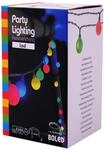 Spetebo LED Party Lichterkette mit 80 Kugeln - bunt - Festbeleuchtung mit ca....