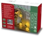 Konstsmide LED Dekolichterkette, Ananas, mit 6h Timer, 10 warm wei&szlig;e Dioden,