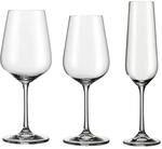 Bohemia Cristal Gl&auml;ser-Set Libera 12-tlg. &ndash; Hochwertige 4 x Rotweinglas, 4 x
