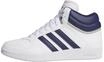 Adidas Unisex Hoops 4.0 MID Shoes, FTWR White/Dark Blue/Grey Two, 40 EU