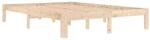 vidaXL Massivholzbett Bettgestell mit Lattenrost Bett Holzbett Bettrahmen...