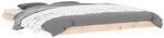 vidaXL Massivholzbett Doppelbett Bettgestell Bett Holzbett Bettrahmen Lattenrost