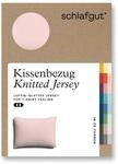 schlafgut Knitted Jersey Kissenbezug 70x90 cm Purple Light Uni weicher Premium