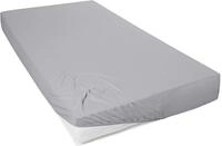 Primera Mako-Feinjersey Jersey-Spannbetttuch, granit, 140x200-160x200 cm