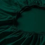 ESTELLA Spannbetttuch Feinjersey | blautanne | 150x200 cm | b&uuml;gelfreie &