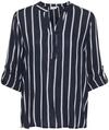 KAFFE Damen Bluse Langarm KAstridy Damen Bluse Langarm Hemdbluse Streifen V