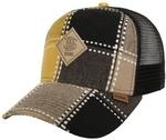 Djinns - EmboCheck (Wheat) - Trucker Cap Meshcap Hat Kappe M&uuml;tze Caps