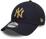 New Era Baseball Cap Metallic 9Forty New York Yankees Navy Metallic