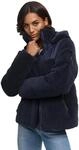 MARIKOO Damen Winterjacke (XS-XXL) - hochstehender und gef&uuml;tterter Kragen, 4