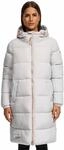 MARIKOO Damen Winterjacke (S-3XL) - Steppjacke, lang geschnitten, gef&uuml;tterte Kapuze