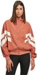Urban Classics Damen Jacke Ladies Crinkle Batwing Jacket terracotta/whitesand 4XL