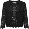 JdY Damen Jdysun 3/4 Cropped KNT Cardigan, Schwarz, XS EU