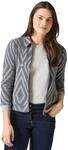 Cecil Damen Federgarn-Cardigan mit Print