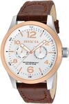 Invicta 13010 I-Force Herren Uhr Edelstahl Quarz silbernen Zifferblat