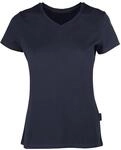 HRM Damen F Luxury V-Neck Tee, Navy blau, L