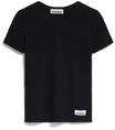ARMEDANGELS Damen RIPP-T-Shirt aus Bio-Baumwoll Mix KARDAA Slim Fit Black S
