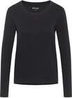 MUSTANG Damen Langarmshirt Elly - Regular Fit - XS S M L XL Weiss Schwarz