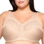 Glamorise Full Coverage Bra Damen, Haut Meliert,90H