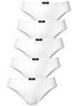 H.I.S Damen Slip (5 St&uuml;ck) (DE/NL/SE/PL, Numerisch, 42, Regular, Regular, 5 x wei&szlig;)