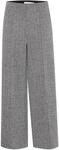 ICHI IHKATE Jacquard Damen Hose Stoffhose Culotte-Hose mit Rei&szlig;verschluss