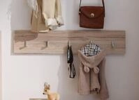 trendteam smart living - Malea - Garderobenpaneel - Eiche - Garderobenboard mit 5