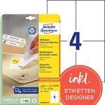 AVERY Zweckform L6028REV-25 Universal-Etiketten (100 plus 20 Klebeetiketten extra,