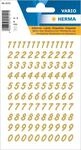 HERMA 4151 Zahlen Aufkleber gold 0-9, 208 St&uuml;ck, Schriftgr&ouml;&szlig;e 8 mm,...