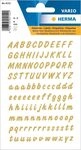 HERMA Buchstaben Aufkleber Gold, 238 St&uuml;ck, Schriftgr&ouml;&szlig;e 8 mm, selbstklebend,