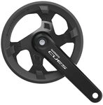 Shimano CUES FC-U4000 9/10/11-fach Kurbelgarnitur, Black, 175 mm