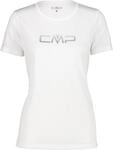 CMP Damen T-Shirt, Bianco, 42, 39T5676P