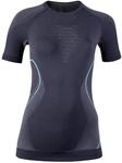 UYN Damen Evolutyon Uw Shirt, Charcoal/Anthracite/Aqua, L/XL