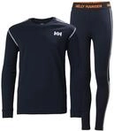 Junior Unisex Helly Hansen Jr HH Lifa Active Set, Marineblau, 10