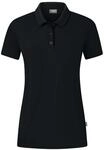 JAKO Organic Poloshirt Stretch Damen schwarz, 36 Damen