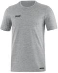 JAKO Herren T-Shirt Premium Basics, Hellgrau-Meliert, S