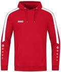 JAKO Kinder Kapuzensweatshirt Power, Rot, 164