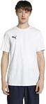 Puma Unisex Teamgoal Casuals Tee T-Shirt, Puma White-Puma Black, M EU